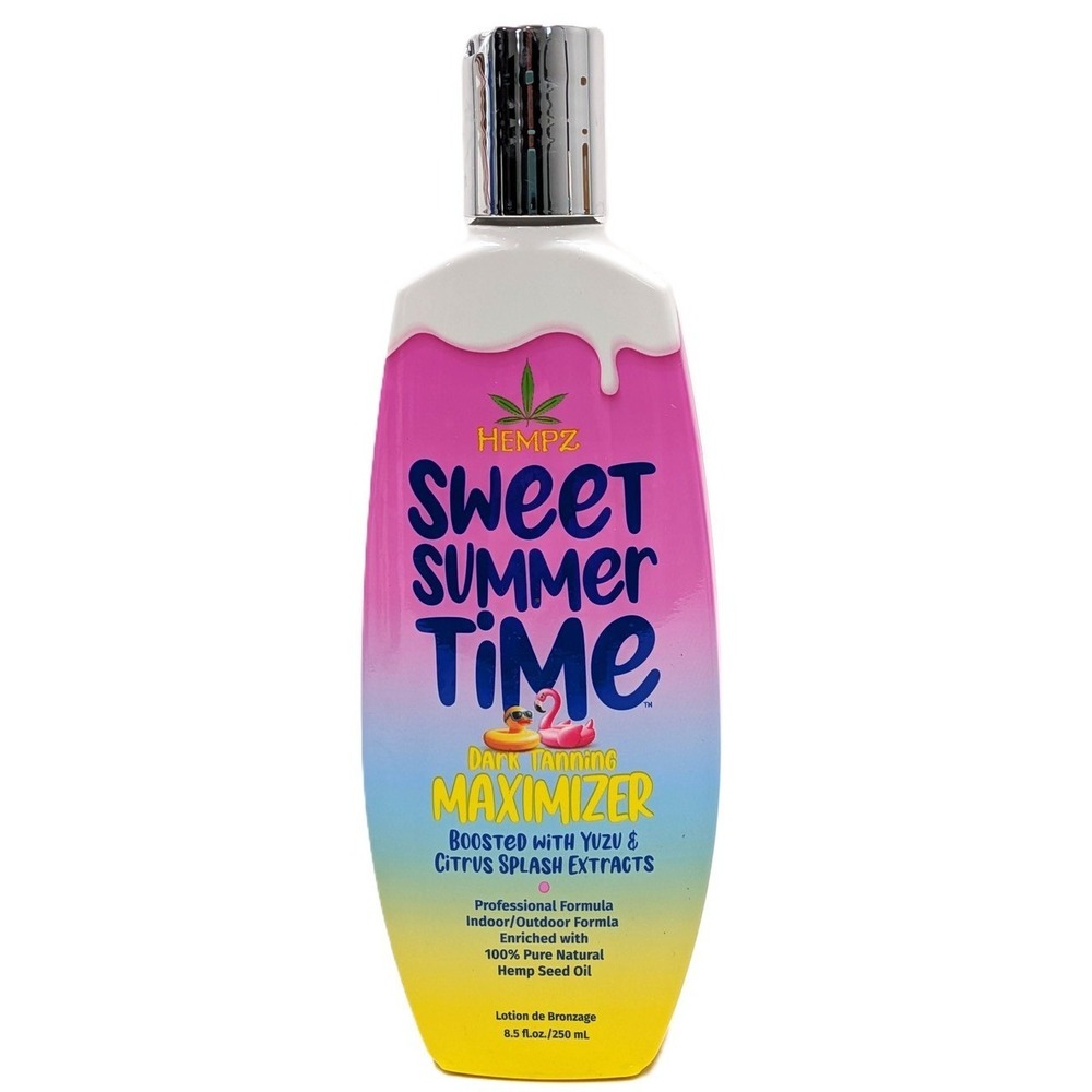 Hempz Sweet Summertime Dark Tanning Maximizer 8.5 oz Indoor Outdoor Formula